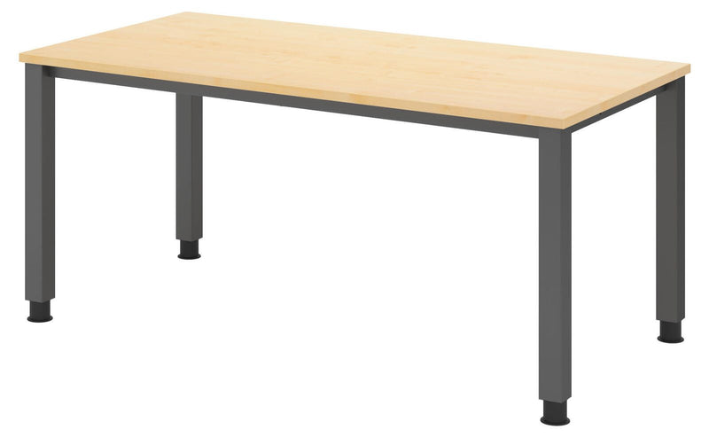 HAMMERBACHER höhenverstellbarer Schreibtisch VQS16/3/G ahorn