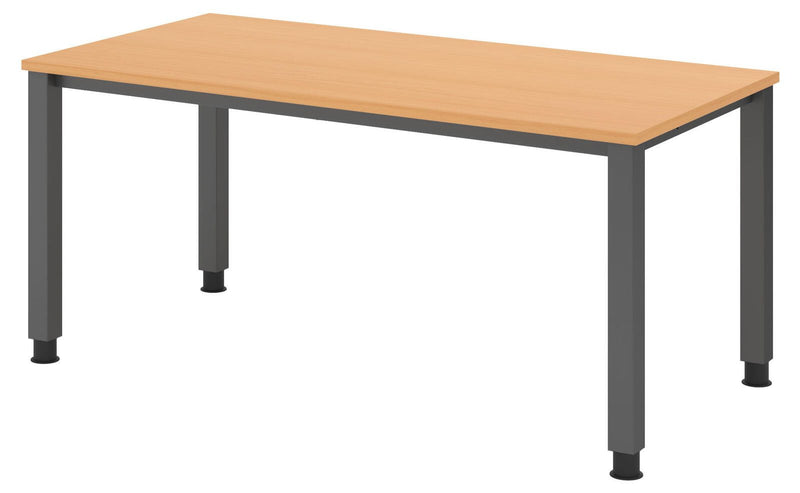HAMMERBACHER höhenverstellbarer Schreibtisch VQS16/6/G buche