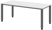 HAMMERBACHER höhenverstellbarer Schreibtisch VQS19/W/G weiß