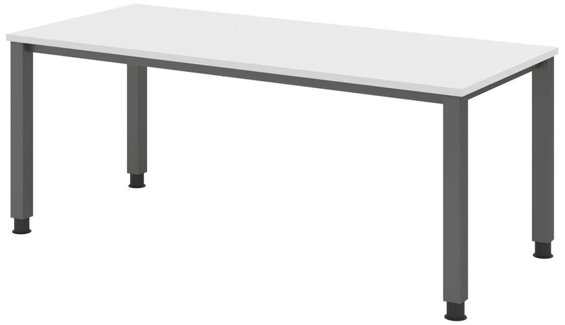 HAMMERBACHER höhenverstellbarer Schreibtisch VQS19/W/G weiß