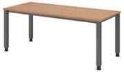 HAMMERBACHER höhenverstellbarer Schreibtisch VQS19/N/G nussbaum