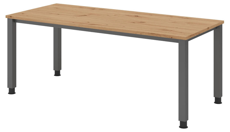 HAMMERBACHER höhenverstellbarer Schreibtisch VQS19/R/G asteiche