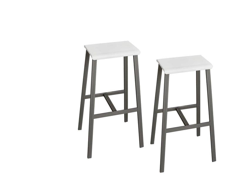 HAMMERBACHER Barhocker weiß (2er-Set)