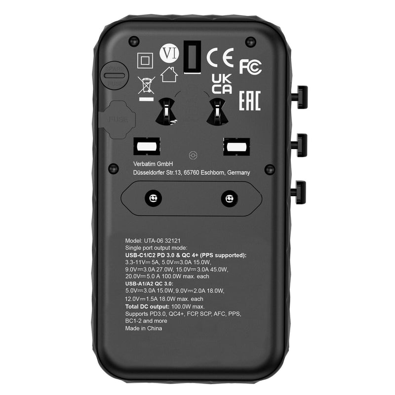 Verbatim GaN-Ladeadapter UTA-06 100W