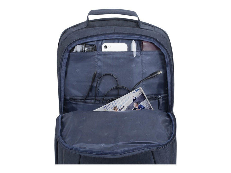 RIVACASE Laptop-Rucksack Tegel 8460 blau bis 44,0 cm (17,3 Zoll)