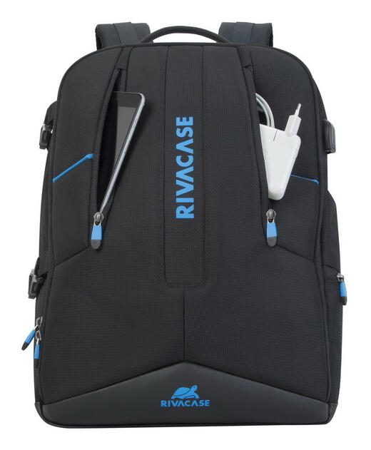 RIVACASE Laptop-Rucksack Borneo 7860 schwarz bis 44,0 cm (17,3 Zoll)
