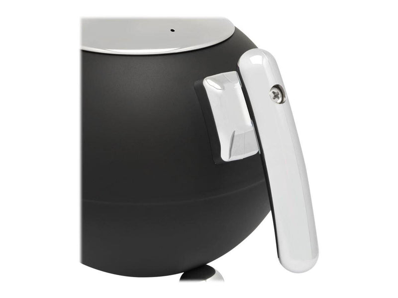 bredemeijer Bella Ronde Teekanne 1,2 l schwarz, silber