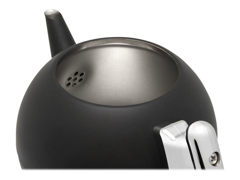 bredemeijer Bella Ronde Teekanne 1,2 l schwarz, silber