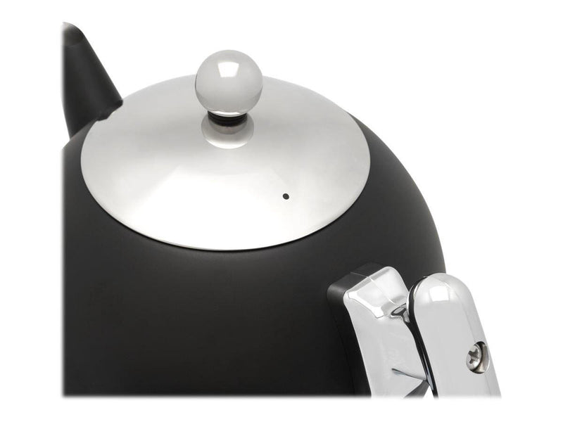 bredemeijer Bella Ronde Teekanne 1,2 l schwarz, silber