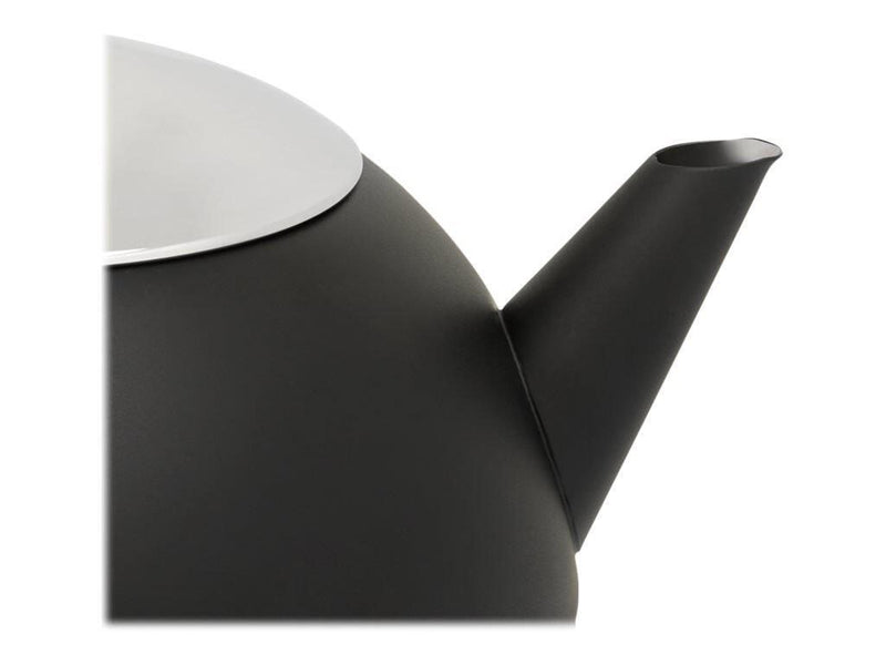 bredemeijer Bella Ronde Teekanne 1,2 l schwarz, silber