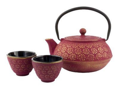 bredemeijer Shanghai Tee-Set 0,6 l rot