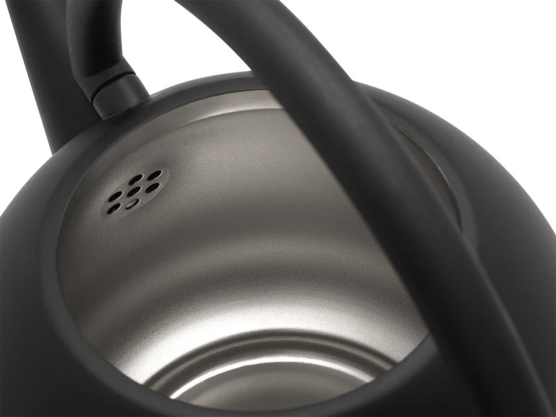bredemeijer Saturn Teekanne 1,2 l schwarz, silber