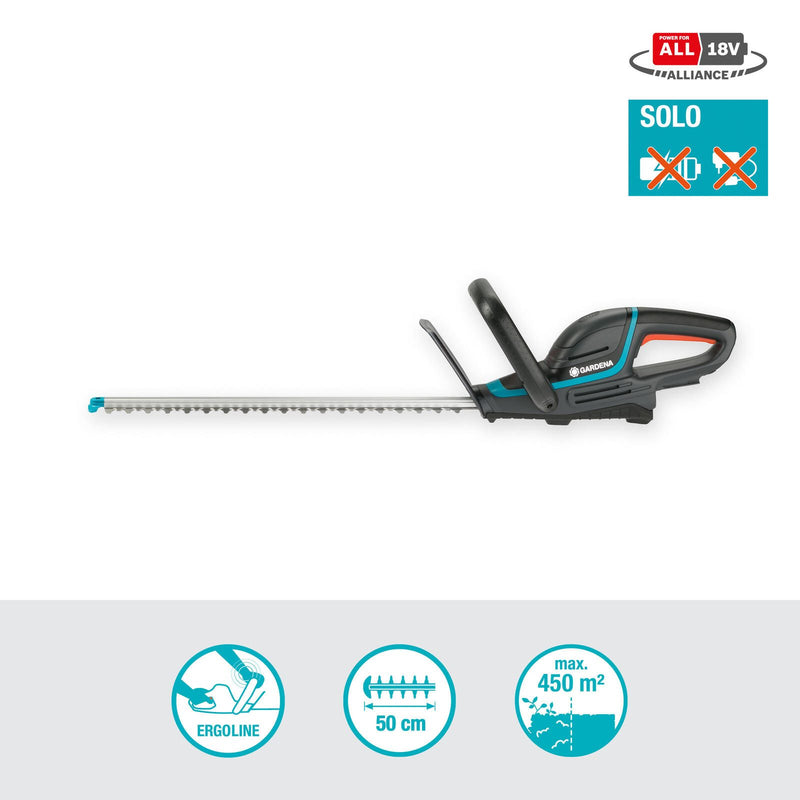 GARDENA ComfortCut 50/18V solo Akku-Heckenschere