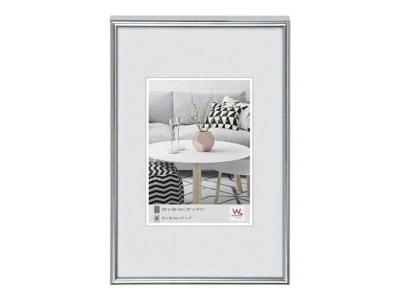 walther design Bilderrahmen Galeria 31,1 x 41,0 cm silber