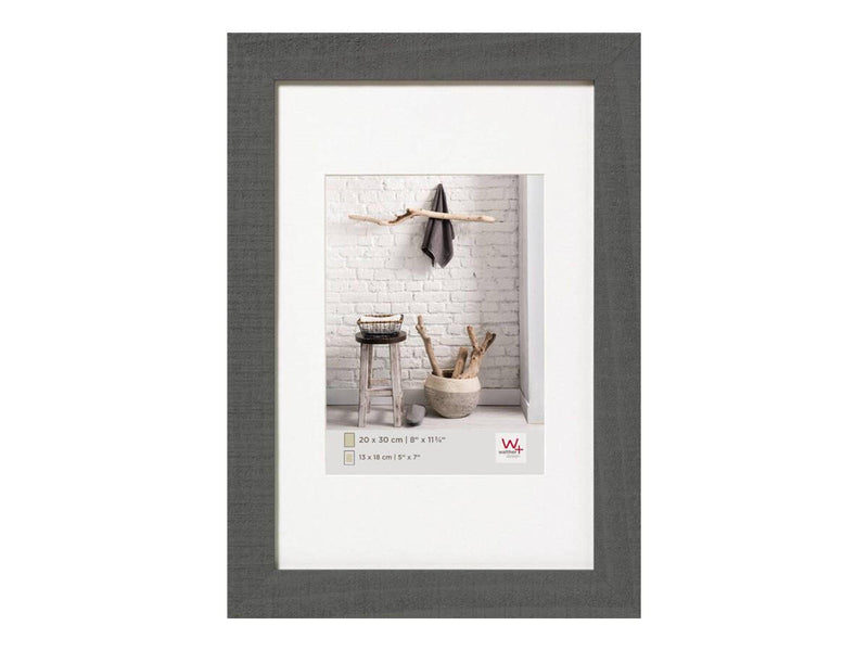 walther design Bilderrahmen Home 34,6 x 44,6 cm grau