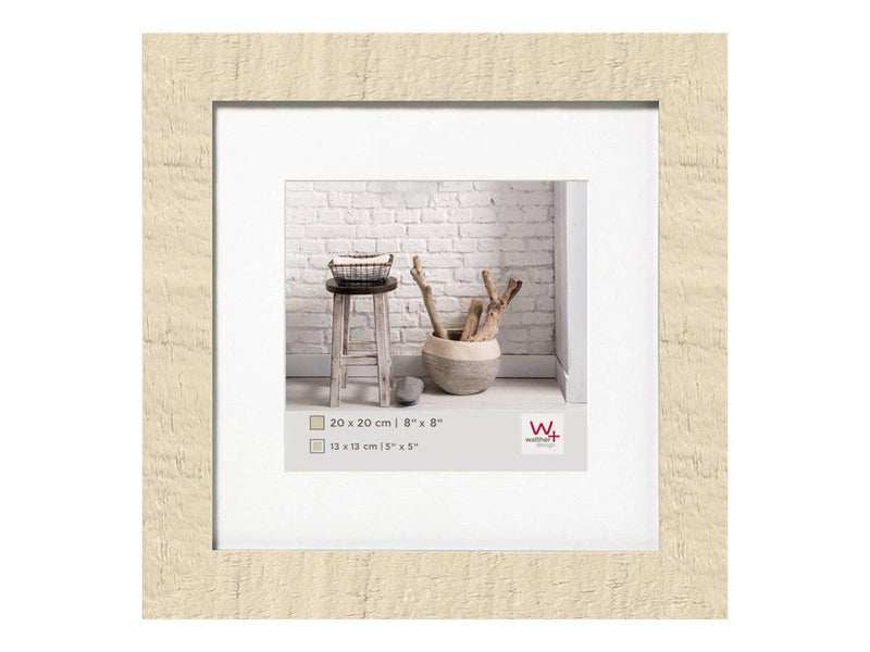 walther design Bilderrahmen Home 34,4 x 34,5 cm cremeweiß