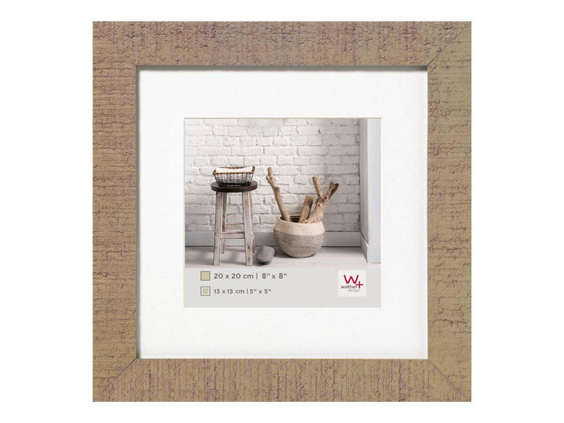 walther design Bilderrahmen Home 44,50 x 44,50 cm beigebraun