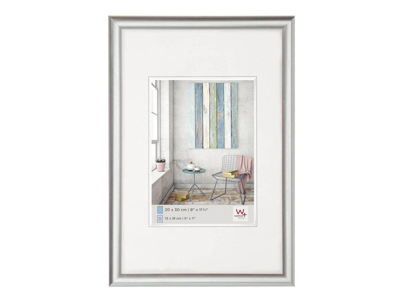 walther design Bilderrahmen Trendstyle 32,7 x 42,8 cm silber
