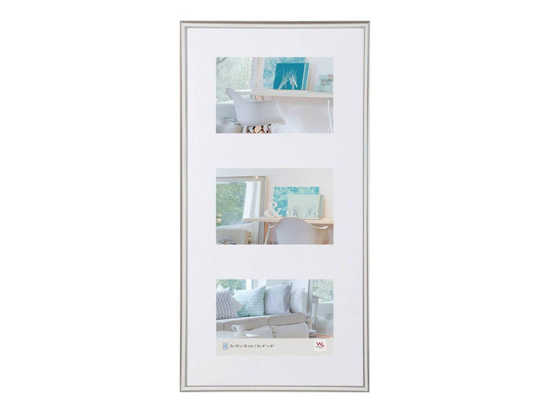 walther design Bilderrahmen New Lifestyle 26,2 x 51,5 cm silber