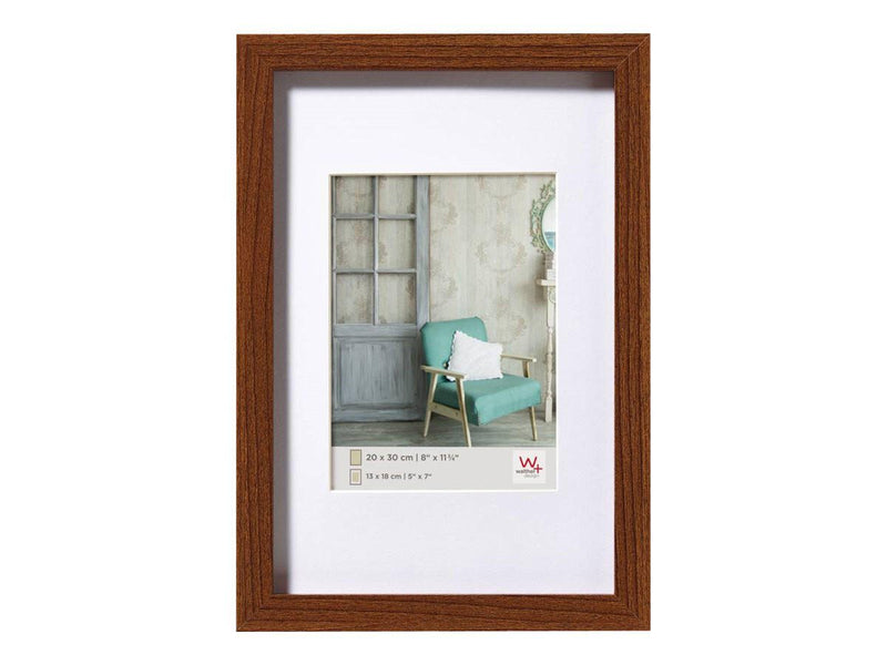 walther design Bilderrahmen Stockholm 33,0 x 43,0 cm nussbaum