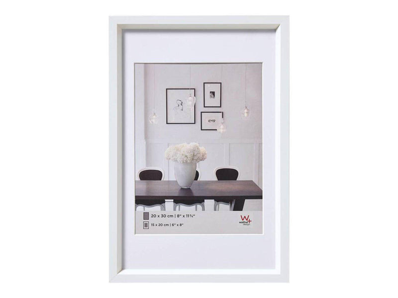 walther design Bilderrahmen Steel Style 31,0 x 41,0 cm weiß