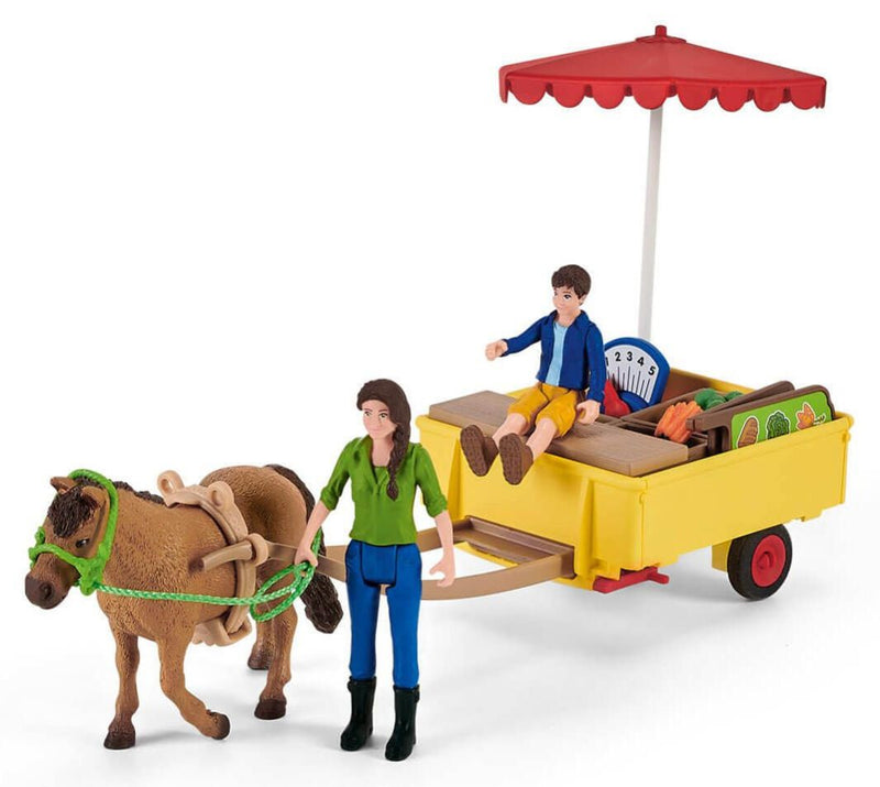 Schleich® Spielfiguren-Set Farm World Mobiler Farm Stand 42528