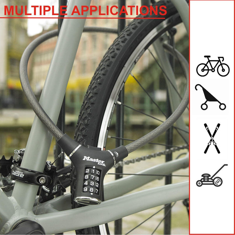 Master Lock® Fahrradschloss 90 cm schwarz