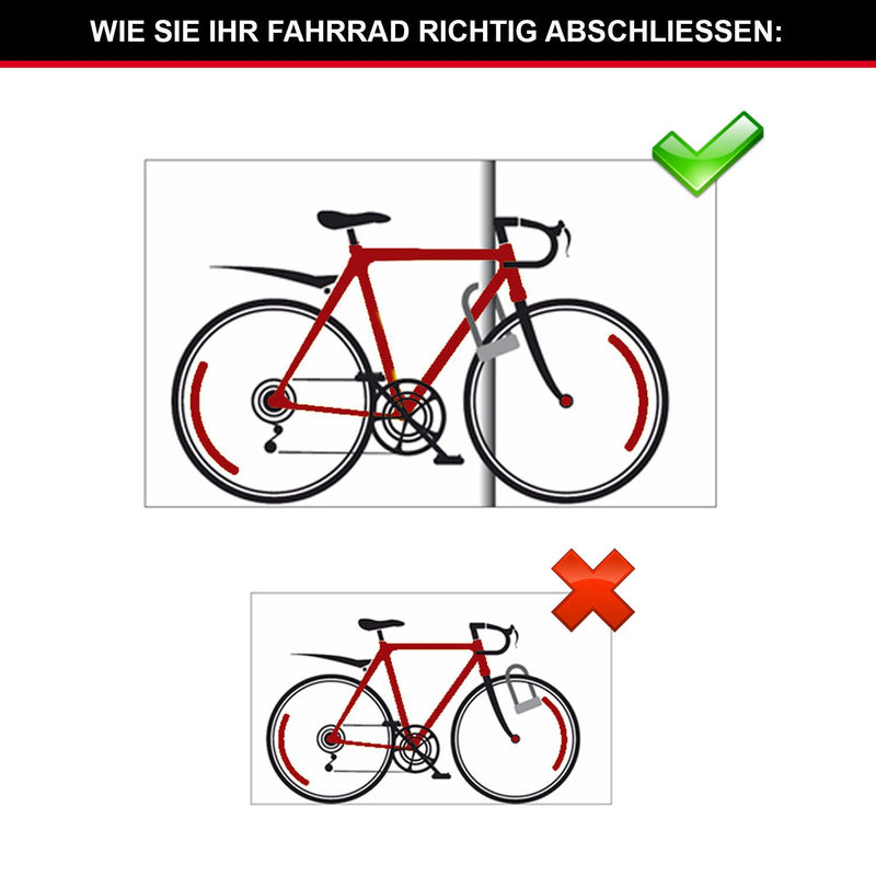 Master Lock® Fahrradschloss schwarz