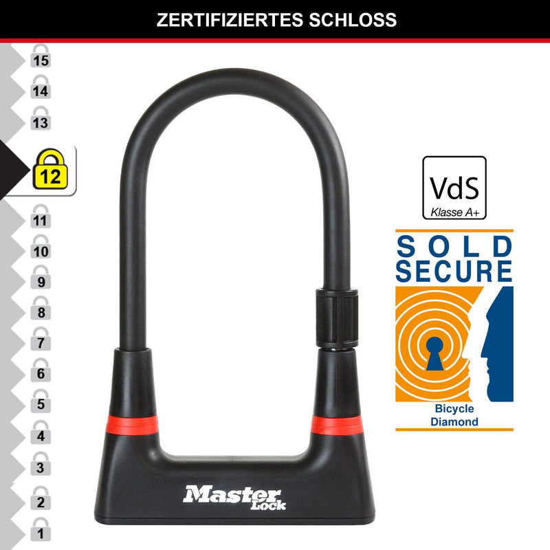 Master Lock® Fahrradschloss schwarz