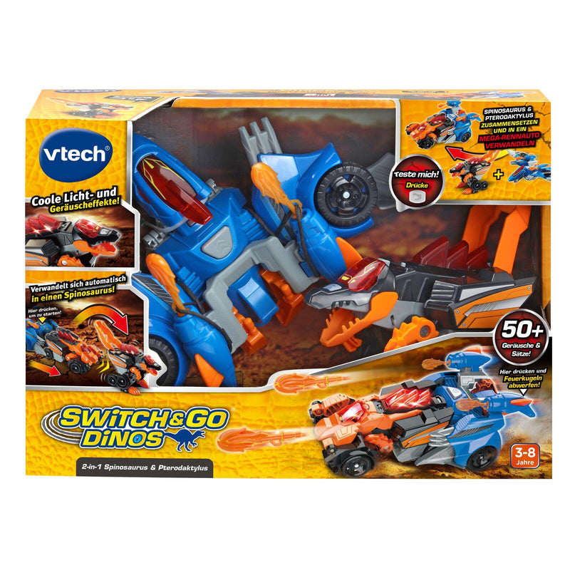 vtech® Elektrospielzeug Switch & Go Dinos - 2in1 Spinosaurus & Pterodaktylus mehrfarbig