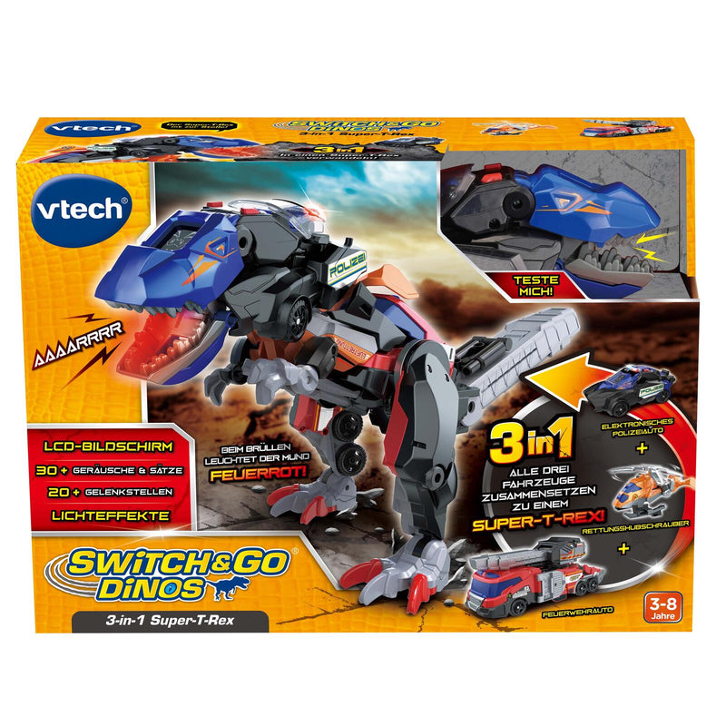 vtech® Elektrospielzeug Switch & Go Dinos - 3in1 Super T-Rex mehrfarbig