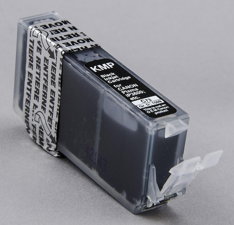 KMP Druckerpatrone C73 schwarz kompatibel zu Canon CLI-521 BK