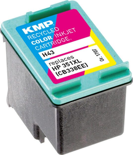 KMP Druckerpatrone H43 color kompatibel zu HP 351XL (CB338EE)
