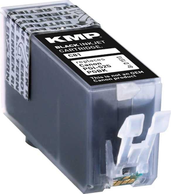 KMP Druckerpatrone C81 schwarz kompatibel zu Canon PGI-525 BK