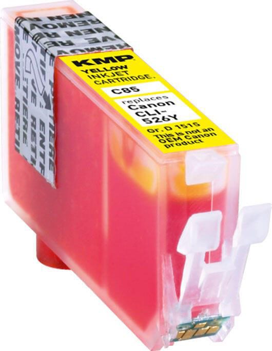 KMP Druckerpatrone C85 gelb kompatibel zu Canon CLI-526 Y