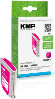 KMP Druckerpatrone H33 magenta kompatibel zu HP 88XL (C9392AE)