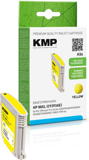 KMP Druckerpatrone H34 gelb kompatibel zu HP 88XL (C9393AE)