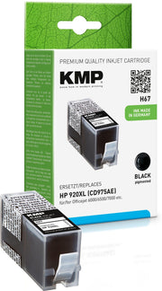 KMP Druckerpatrone H67 schwarz kompatibel zu HP 920XL (CD975AE)