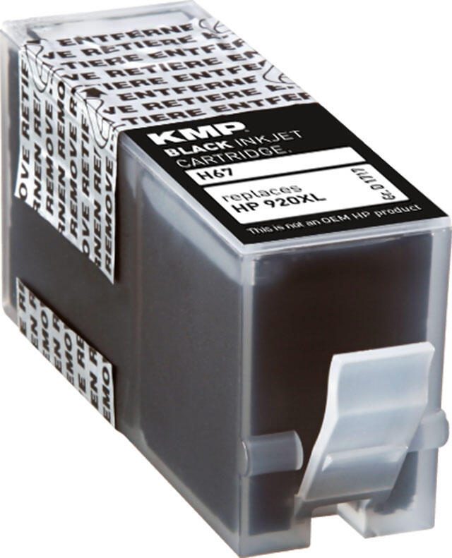 KMP Druckerpatrone H67 schwarz kompatibel zu HP 920XL (CD975AE)