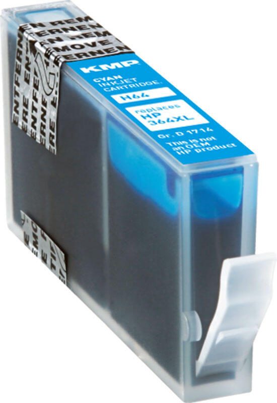 KMP Druckerpatrone H64 cyan kompatibel zu HP 364XL (CB323EE)