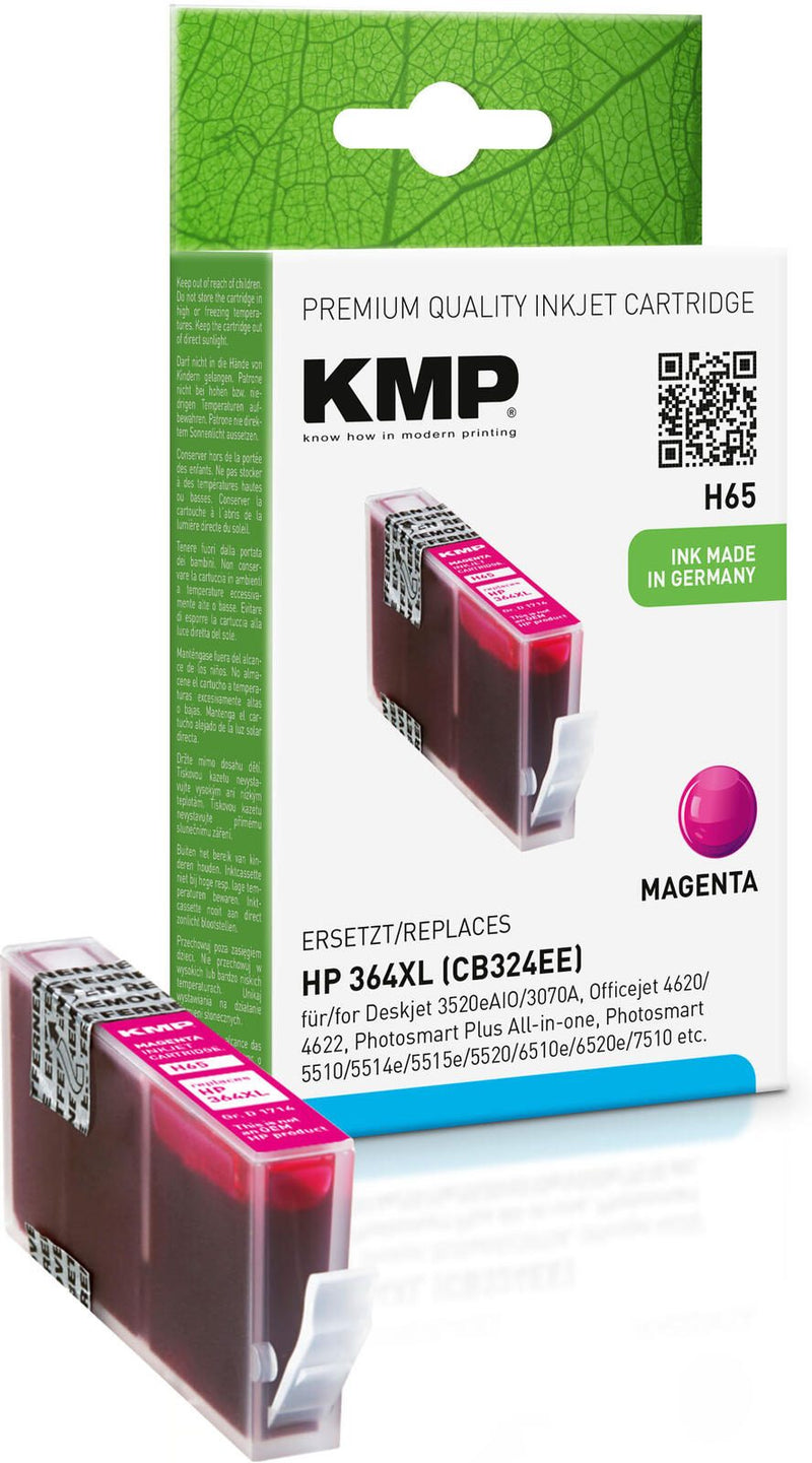 KMP Druckerpatrone H65 magenta kompatibel zu HP 364XL (CB324EE)