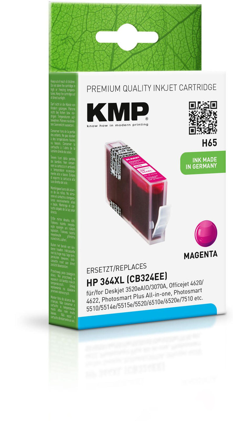 KMP Druckerpatrone H65 magenta kompatibel zu HP 364XL (CB324EE)