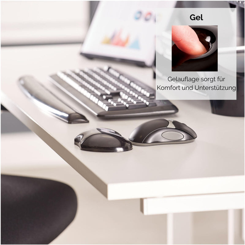 Fellowes Handballenauflage Crystals Gel schwarz