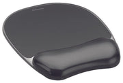 Fellowes Mousepad mit Handgelenkauflage Crystals Gel schwarz