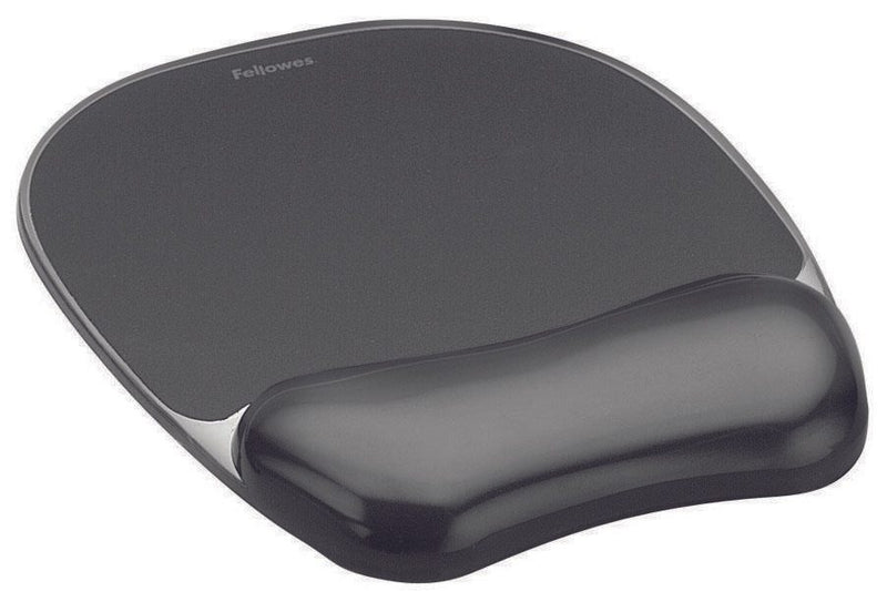 Fellowes Mousepad mit Handgelenkauflage Crystals Gel schwarz