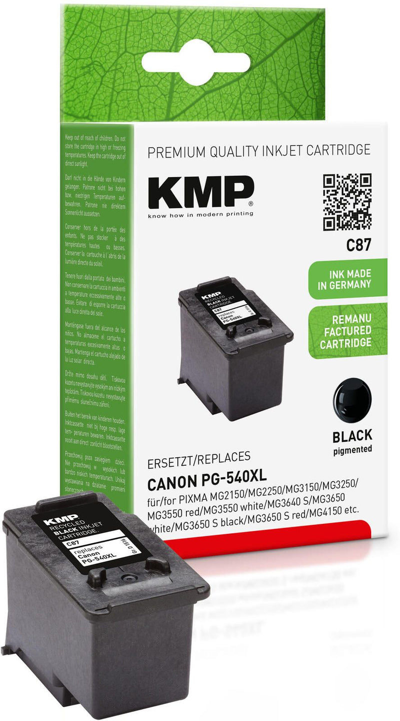 KMP Druckkopf C87 schwarz kompatibel zu Canon PG-540XL