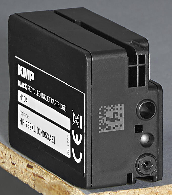 KMP Druckerpatrone H104 schwarz kompatibel zu HP 932XL (CN053AE)