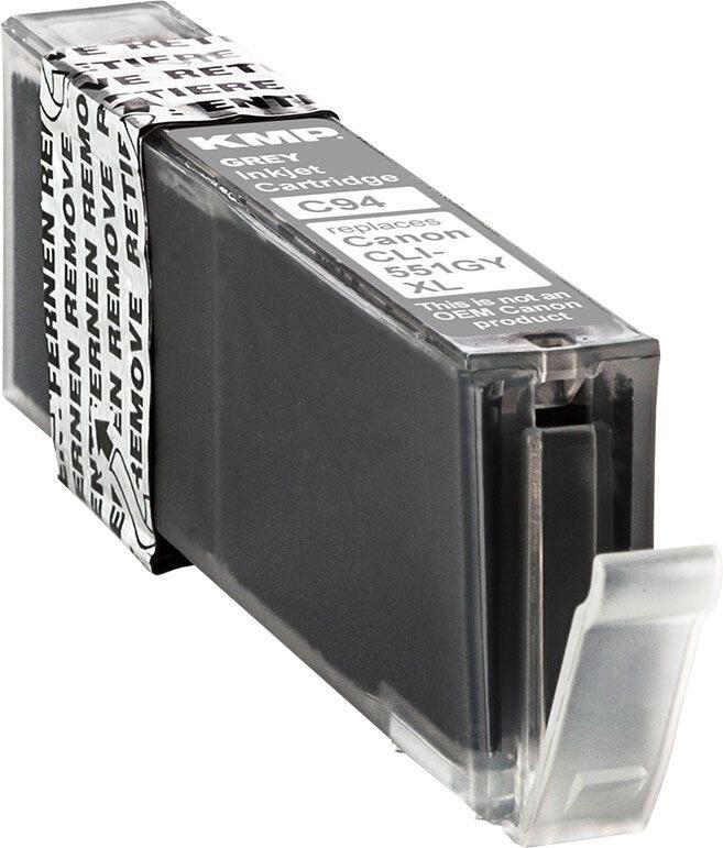 KMP Druckerpatrone C94 grau kompatibel zu Canon CLI-551 XL GY
