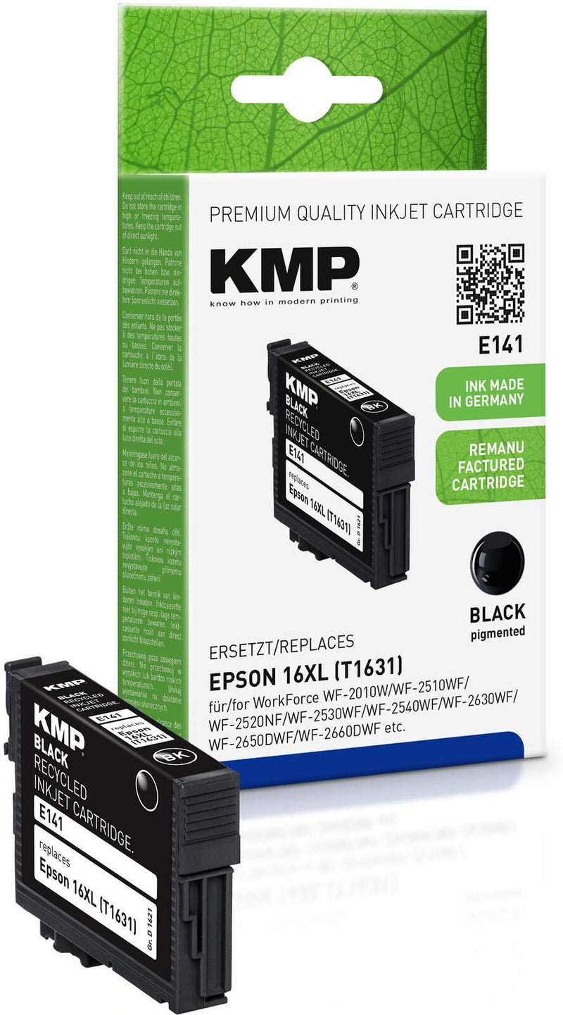 KMP Druckerpatrone E141 schwarz kompatibel zu EPSON 16XL / T1631XL