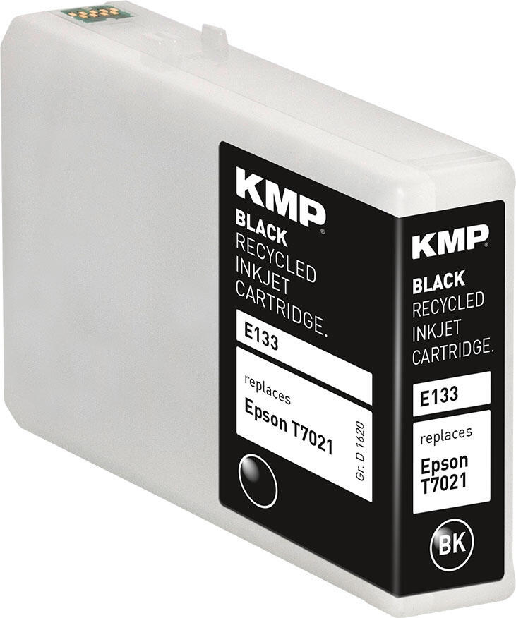 KMP Druckerpatrone E133 schwarz kompatibel zu EPSON T7021XL